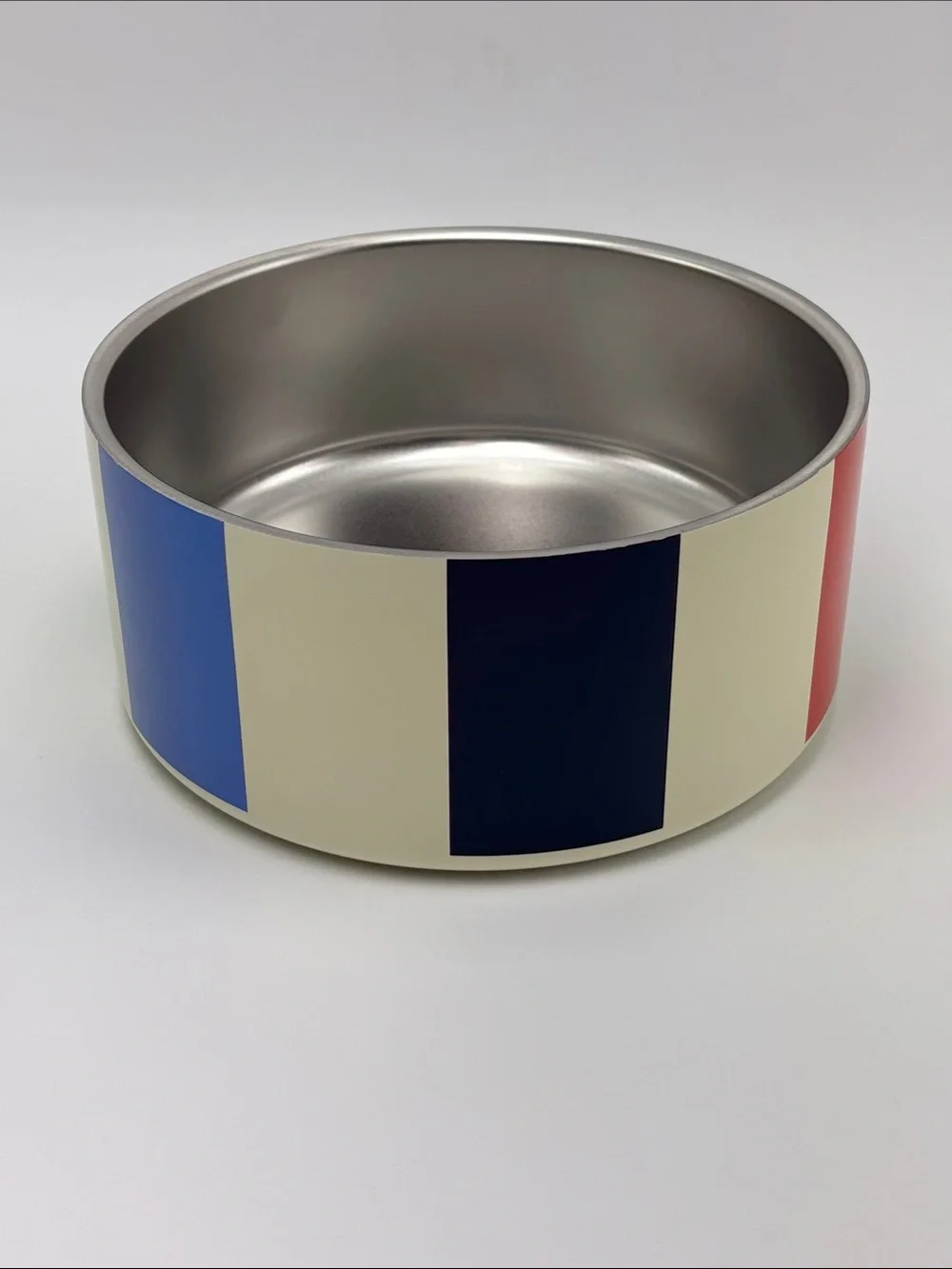 Kate Spade Adventure Stripe 32oz Stainless Steel Pet Bowl NEW‎